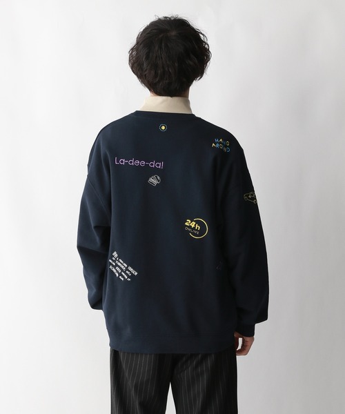 RAGEBLUE（レイジブルー） トレーナー スウェット サガラ刺繍/ワッペン