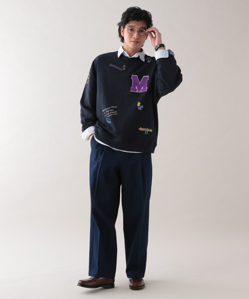 RAGEBLUE（レイジブルー） トレーナー スウェット サガラ刺繍/ワッペン