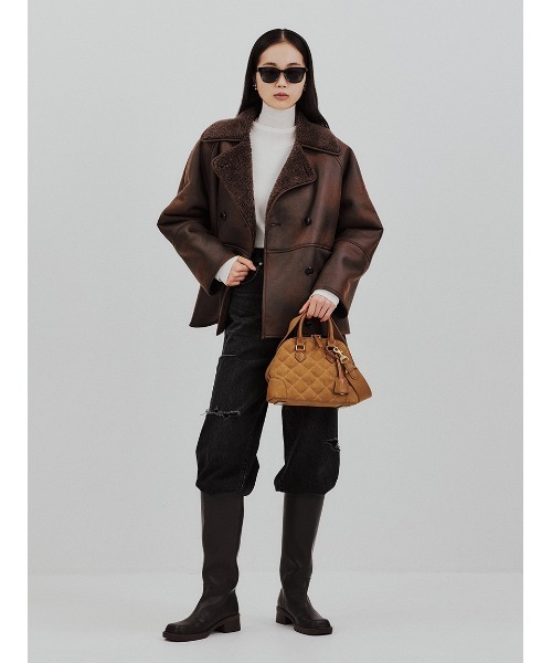 Mila Owen（ミラオーウェン） ブーツ スクエアトゥロングブーツ