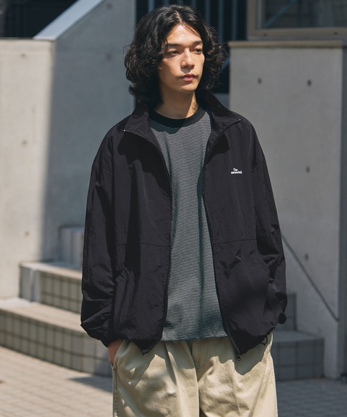 The unormwind ブルゾン アウター 「セットアップ対応」刺繍ロゴ