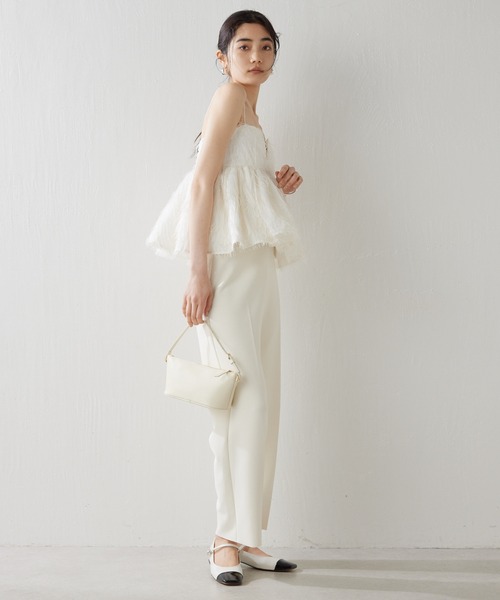 Whim Gazette（ウィム ガゼット） シャツ ブラウス フェザーキャミ