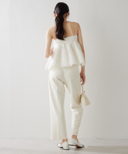 Whim Gazette（ウィム ガゼット） シャツ ブラウス フェザーキャミ