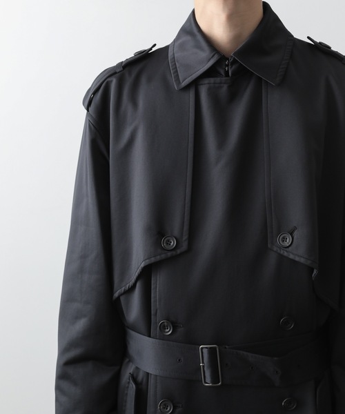ATO（アトウ） トレンチコート コート SATIN TRENCH COAT メンズ