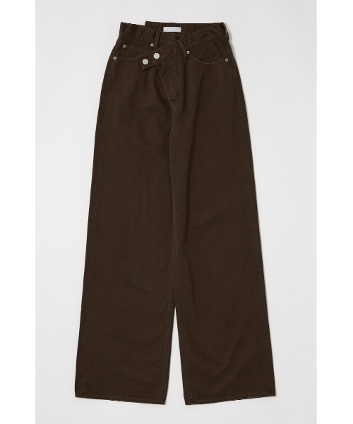 MOUSSY（マウジー） チノパン CROSS CHINO WIDE STRAIGHT レディース