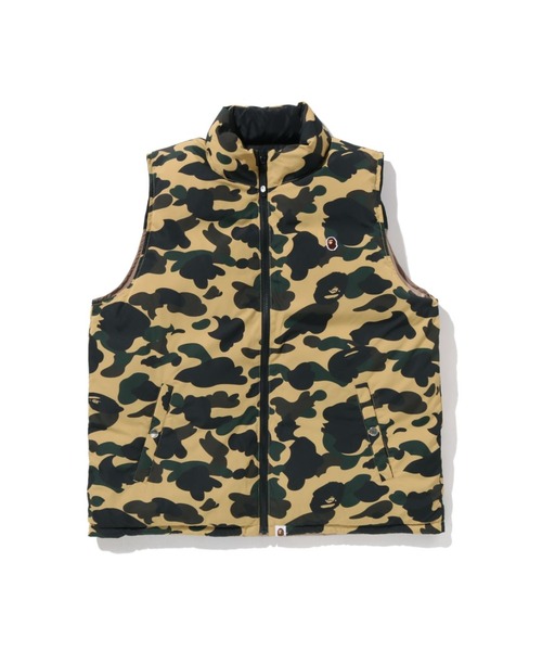 A BATHING APE（アベイシングエイプ） ダウンベスト ベスト 1ST CAMO