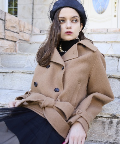 EIMY ISTOIRE（エイミーイストワール） トレンチコート コート ウール