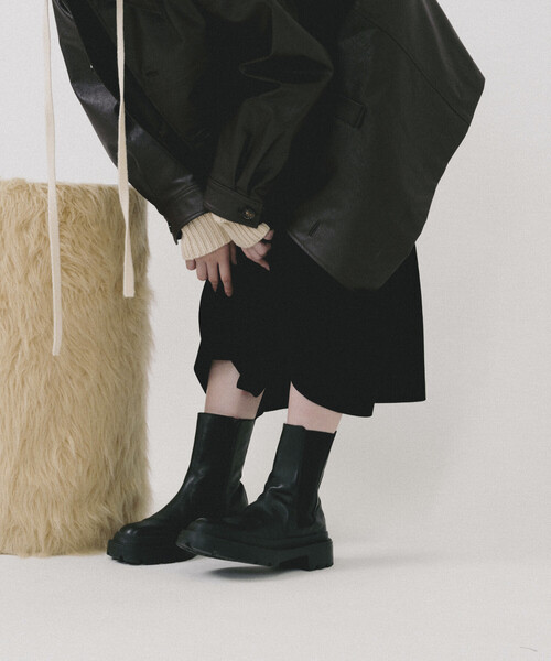 ATELIER BRUGGE（アトリエブルージュ） ブーツ レザー サイドゴア