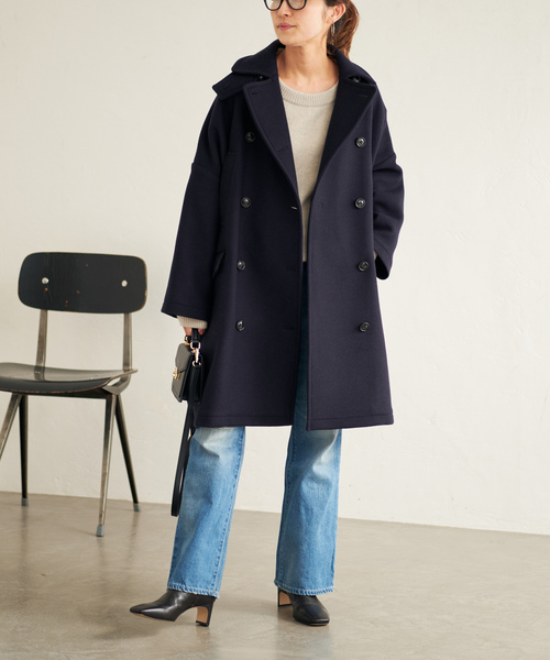 FRAMeWORK（フレームワーク） コート 36 ネイビー レディース