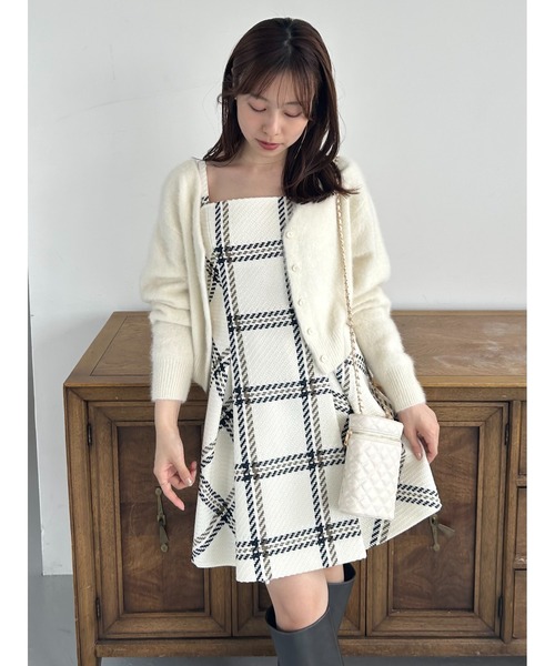 SNIDEL（スナイデル） ワンピース 「WEB限定」ロービングチェックミニ