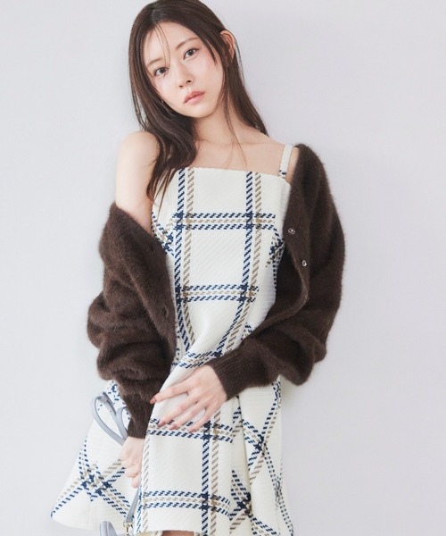 SNIDEL（スナイデル） ワンピース 「WEB限定」ロービングチェックミニ