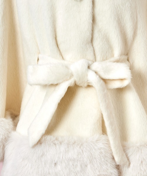 mellfy memory（メルフィーメモリー） ポンチョ Milky Sugar ribbon