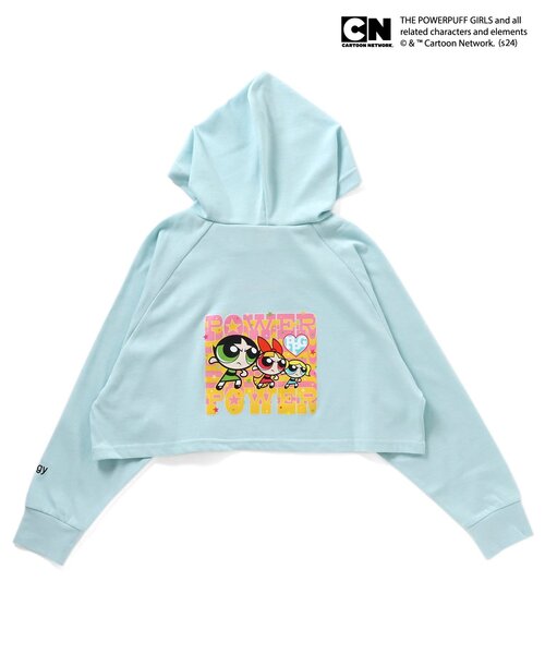 algy（アルジー） パーカー 「パワーパフ ガールズコラボ」ラグ