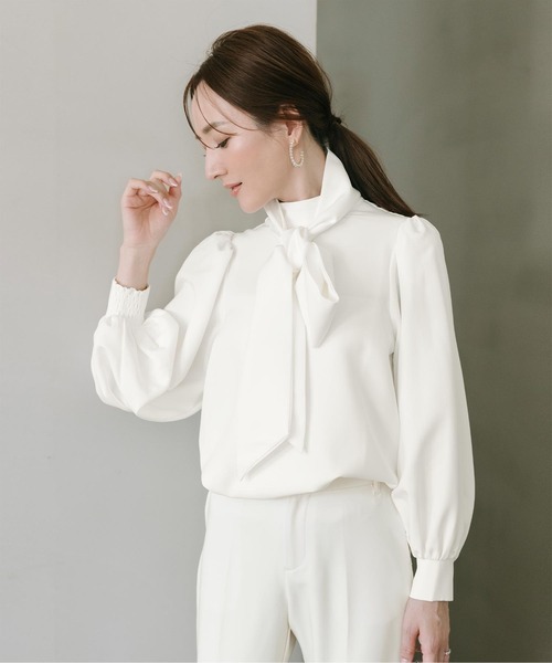 NOBLE（ノーブル） 長袖シャツ - ホワイト レディース : ZOZOTOWN