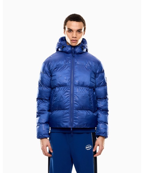 EA7 ダウンジャケット ダウン 「エンポリオ アルマーニ EA7」フード