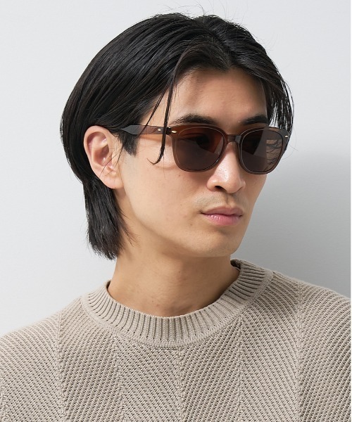 Zoff（ゾフ） サングラス 「Web限定」ウェリントン型 サングラス｜黒縁