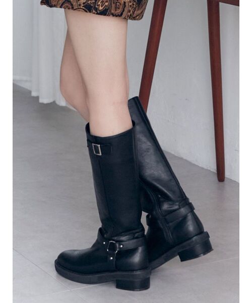 MURUA（ムルーア） ブーツ エンジニアロングブーツ レディース