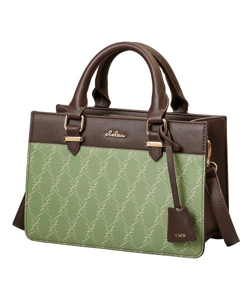 Clelia（クレリア） ハンドバッグ 「Belle/ベェル」スクエアバッグ