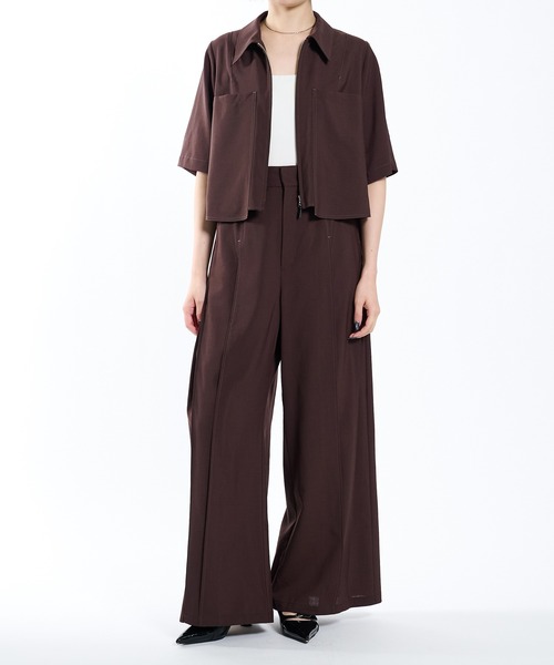 PUBLIC TOKYO（パブリックトウキョウ） ブラウス シャツ ドライトロ