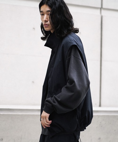 WYM LIDNM ブルゾン アウター MINIMAL 2WAY TRACK ZIP BLOUSON メンズ