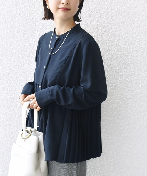 SHIPS（シップス） ブラウス シャツ 「WEB限定」「手洗い可能