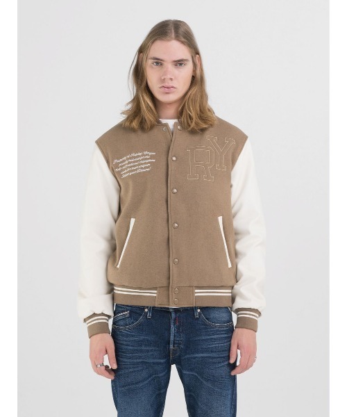 REPLAY（リプレイ） スタジャン レタリングスタジアムジャケット