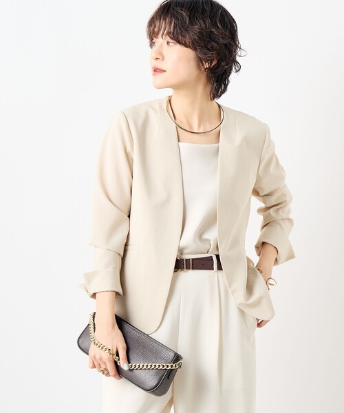 NOLLEY'S（ノーリーズ） ジャケット ノーカラージャケット