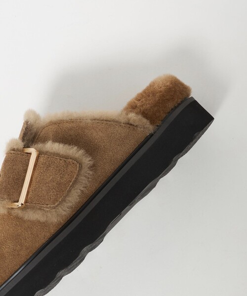 MOHI（モヒ） サンダル 「MOHI」スエード ビッグベルト ボストン