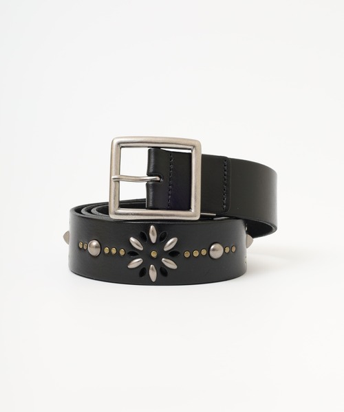 FUNALIVE（ファンアライブ） ベルト recurrence スタッズレザーベルト