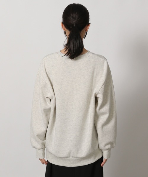 LAKOLE（ラコレ） トレーナー スウェット 裏起毛ブラシ刺繍スウェット