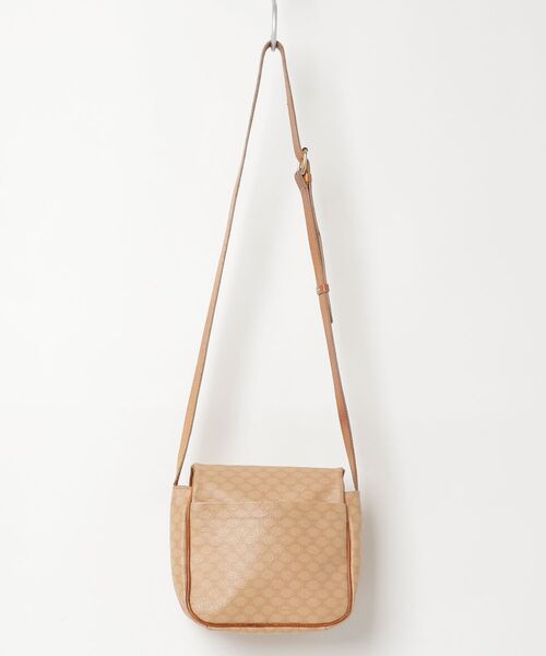 CELINE（セリーヌ） マカダム ショルダーバッグ - ベージュ レディース