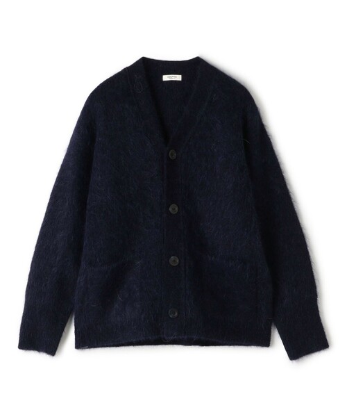 MACPHEE（マカフィー） カーディガン シャギーアルパカ Vネック