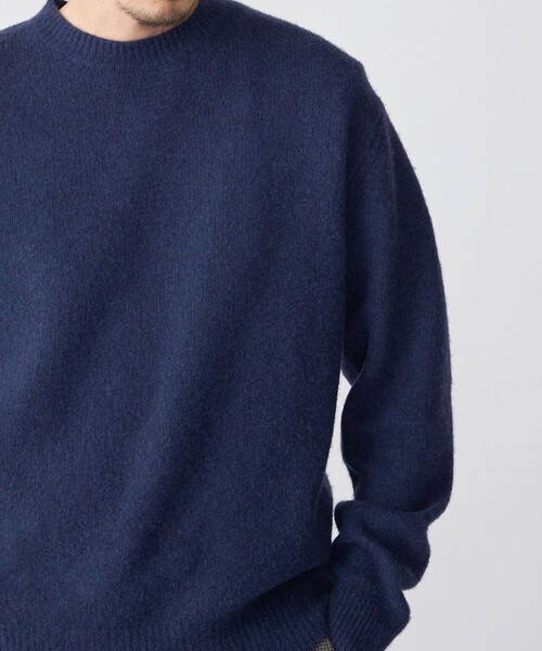 SHIPS（シップス） メンズ ニット SHIPS: ヤク ウール 5ゲージ クルー