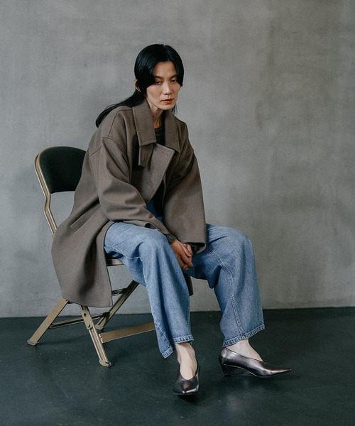 LEPSIM（レプシィム） コート アウター ウーリーダブルミドルコート