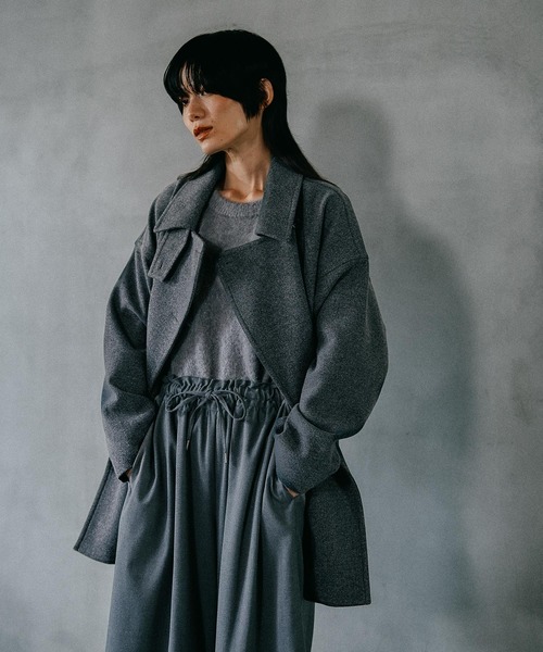 LEPSIM（レプシィム） コート アウター ウーリーダブルミドルコート