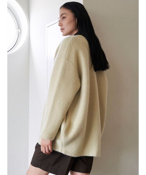 ELENDEEK（エレンディーク） カーディガン CNラクーンミックスダブル