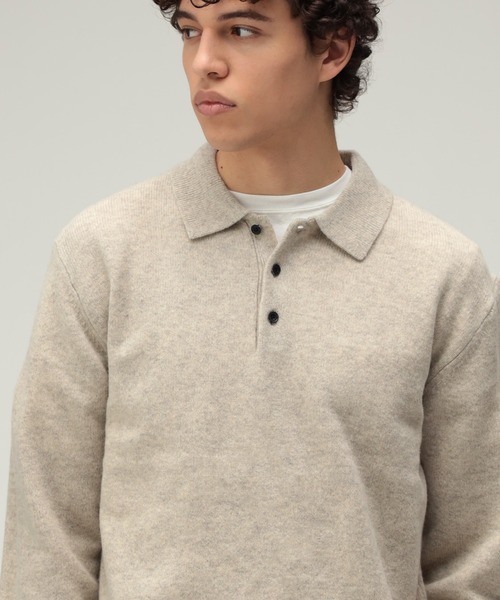 BEAMS+（ビームスプラス） ポロシャツ BEAMS PLUS / 9ゲージ ニット