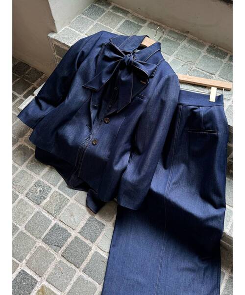 LAGUNAMOON（ラグナムーン） ブラウス シャツ 「柳橋唯コラボ」ワイド