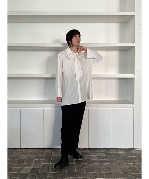 LAGUNAMOON（ラグナムーン） ブラウス シャツ 「柳橋唯コラボ」ワイド