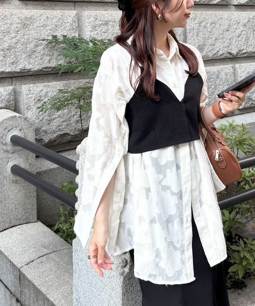 mily bilet ブラウス シャツ 「mily bilet」ワンランク上の夏スタイル