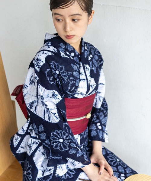 浴衣 有松絞り浴衣2点セット レディース : ZOZOTOWN Yahoo!店 - 通販