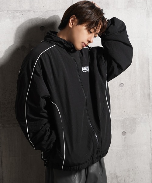 ナイロンジャケット リバーシブル パイピング ナイロンブルゾン
