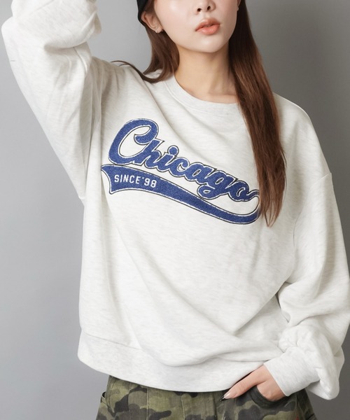 SPINNS（スピンズ） トレーナー スウェット 裏毛オーバーサイズ