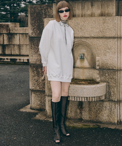 EIMY ISTOIRE（エイミーイストワール） ブーツ オープントゥシアー