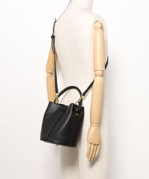 ショルダーバッグ バッグ 2way バイカラー バケットショルダーバック