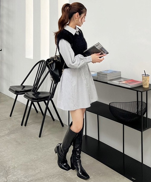 ROYAL PARTY（ロイヤルパーティー） ワンピース シャツワンピース