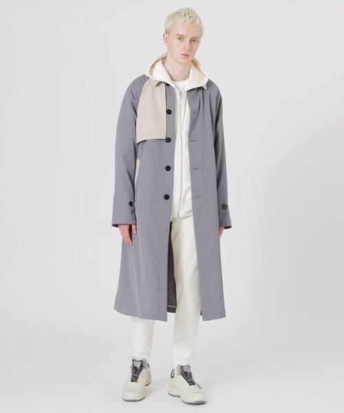 LOVELESS（ラブレス） トレンチコート コート エアロツイルバイカラー
