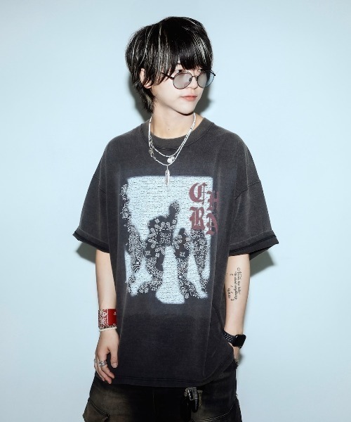 L.H.P（エルエイチピー） tシャツ CHRONOIZM/クロノイズム/SHADOW T