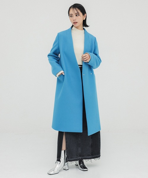 UNITED TOKYO（ユナイテッドトウキョウ） Super140カシミヤ混Vネック