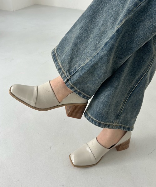 mystic（ミスティック） ローファー ゴム使いローファー レディース