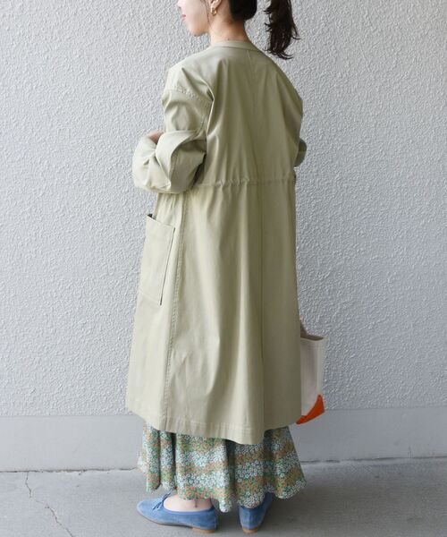 SHIPS any レディース any: ノーカラー リバー コート3 : ZOZOTOWN